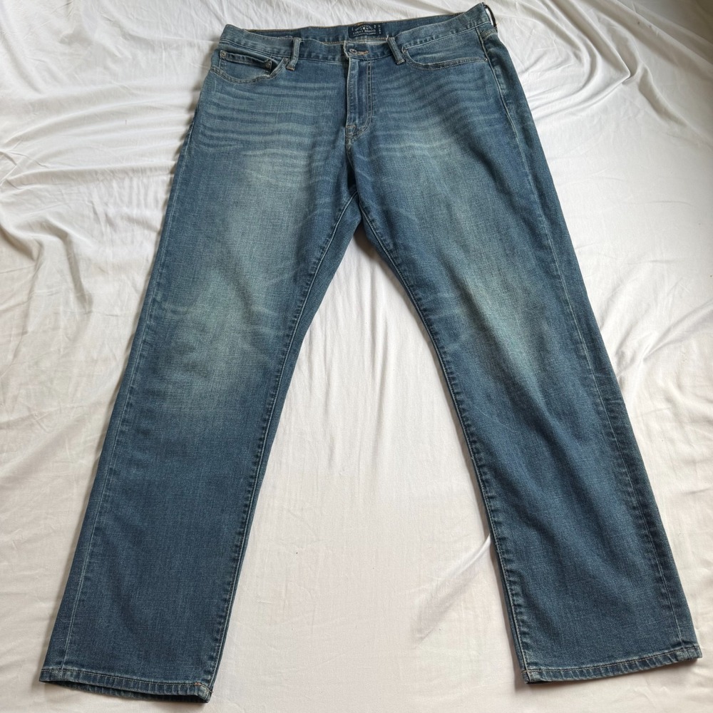 Lucky Brand 410 Athletic Fit Blue Denim Jeans Mens 36x32 Straight‎